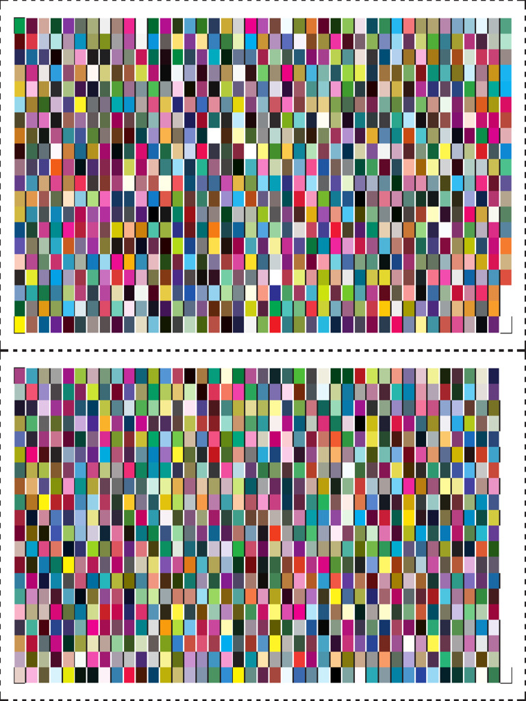 IT8.7-4 CMYK Test Chart Overview | PDF