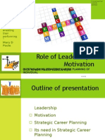 Role of Leadership & Motivation