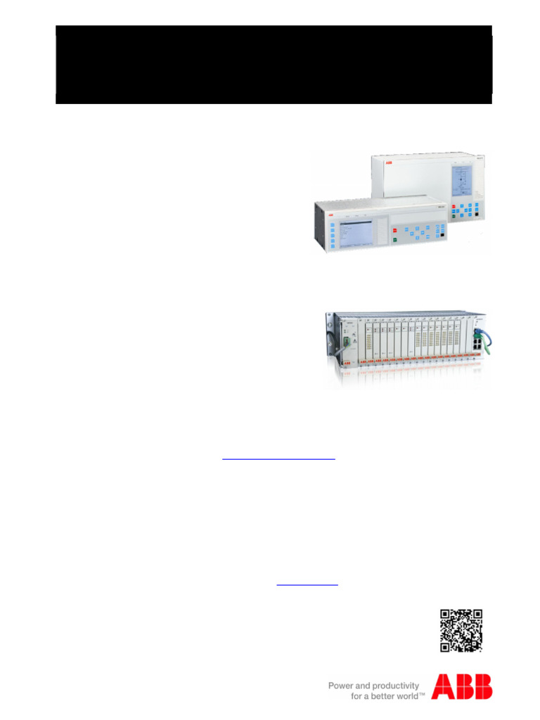 Cronograma ABB Brasil - 2014-ABB - Relion 670-650 | PDF | Software ...