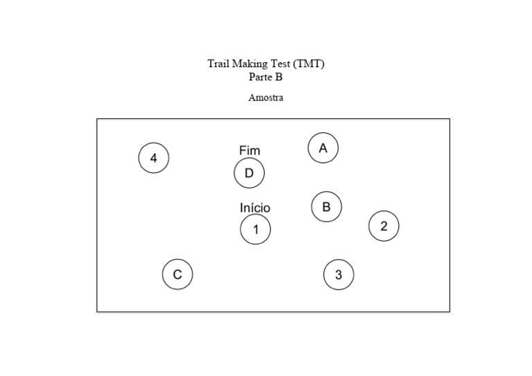Trail Making Test Parte B - AMOSTRA | PDF
