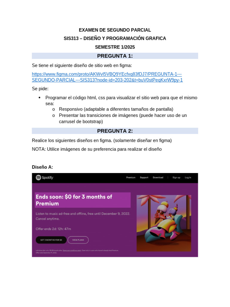 Examen de Segundo Parcial Sis313 Grupo 2 | PDF