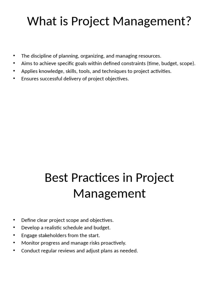 Essential Guide to Project Management | PDF