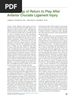 ACL-RSI Score Summary and Calculator | PDF | Knee | Limbs (Anatomy)