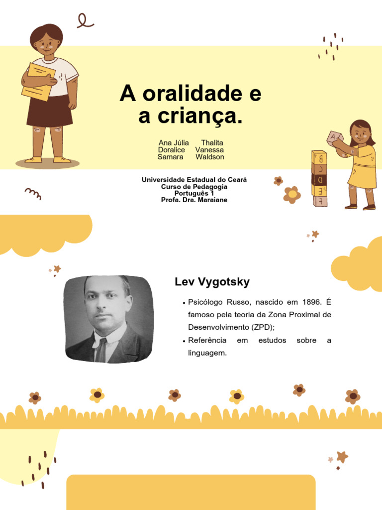 A Criança e A Oralidade | PDF