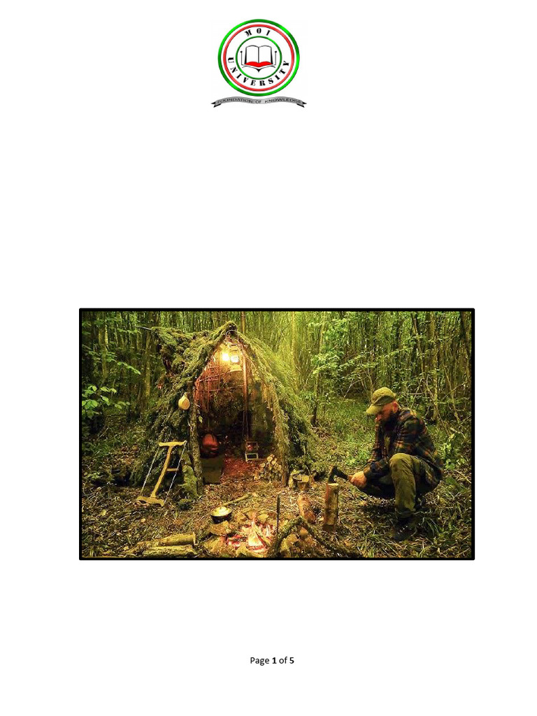 Bushcraft and Wilderness Survival Course | PDF | Survival Skills