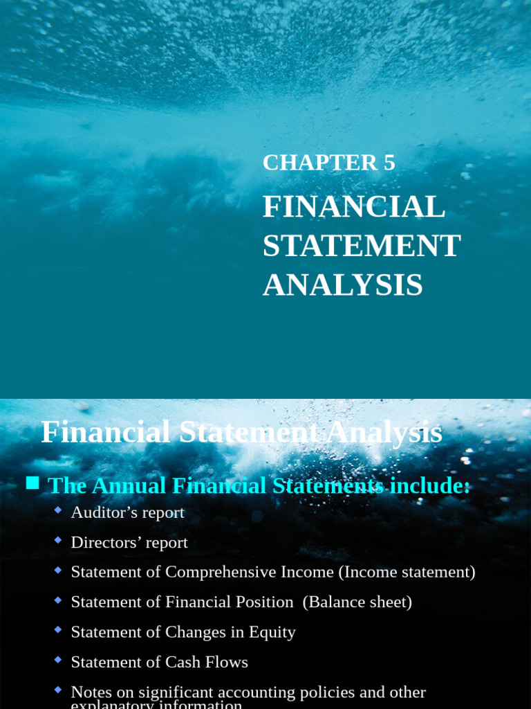 Financial Statement Analysis Overview | PDF | Dividend | Equity (Finance)