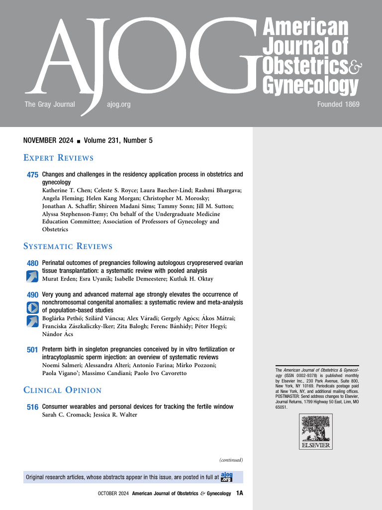 Aaron Banhidy's Contributions in OB/GYN | PDF | Childbirth | Health Care