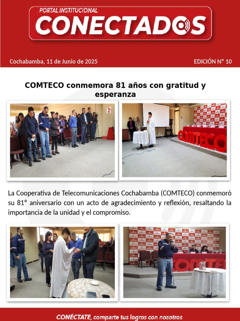 COMTECO: 81 Años de Conexiones Transformadoras | PDF