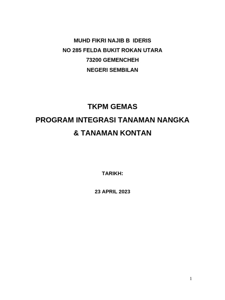 TKPM Gemas Acquire Letter | PDF