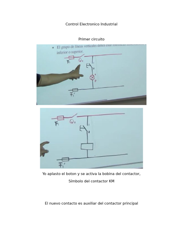 Circuito de Control Electrónico Industrial | PDF