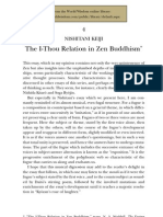 The I-Thou Relation in Zen Buddhism