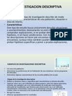 Metodo de Investigacion DESCRIPTIVA