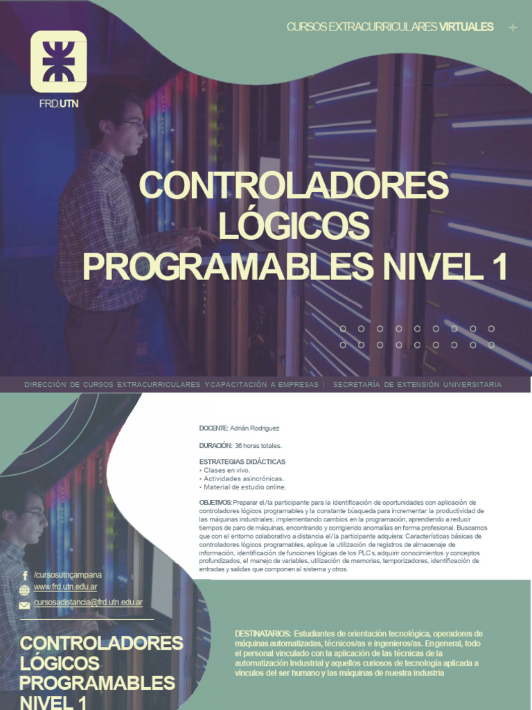 Cursos PLC Nivel 1 - UTN FRD | PDF | Controlador lógico programable ...