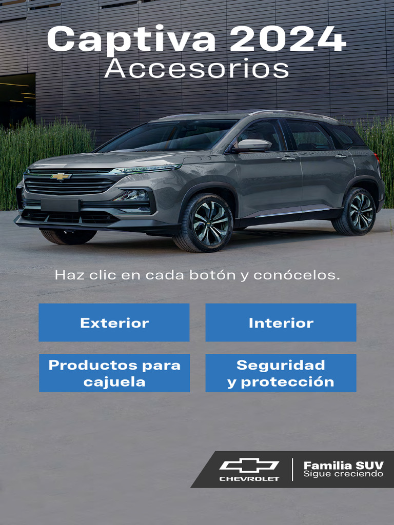 2024 Captiva Catalogo Accesorios v3 | PDF | Vehículos terrestres ...