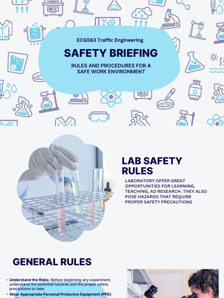 Lab Safety Guidelines for Students | PDF | Personal Protective ...
