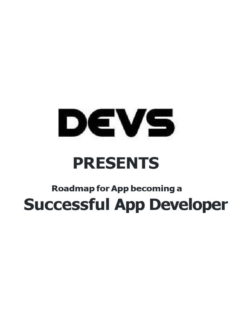 App Development Roadmap for Beginners | PDF | Mobile App | Android ...