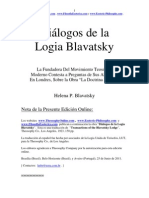 Dialogos de La Logia Blavatsky (Helena P. Blavatsky)