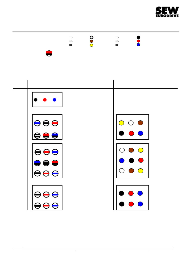 AC Motor Wiring Color Codes Guide | PDF | Human Anatomy | Skeletal System