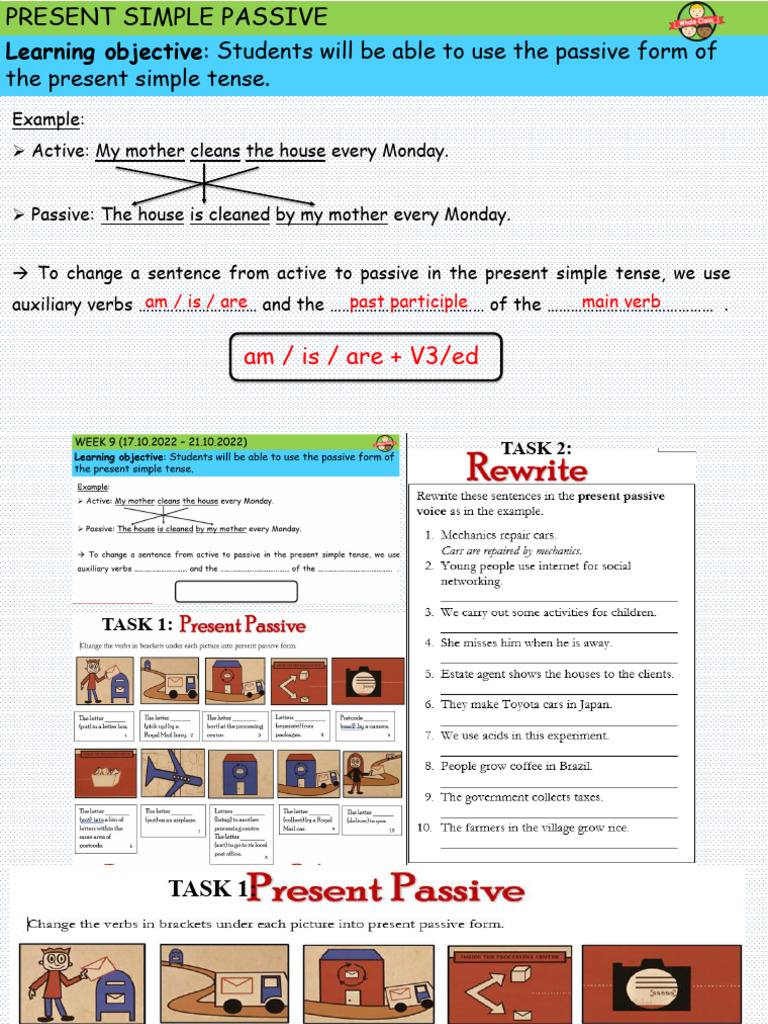 Present Simple Passive | PDF