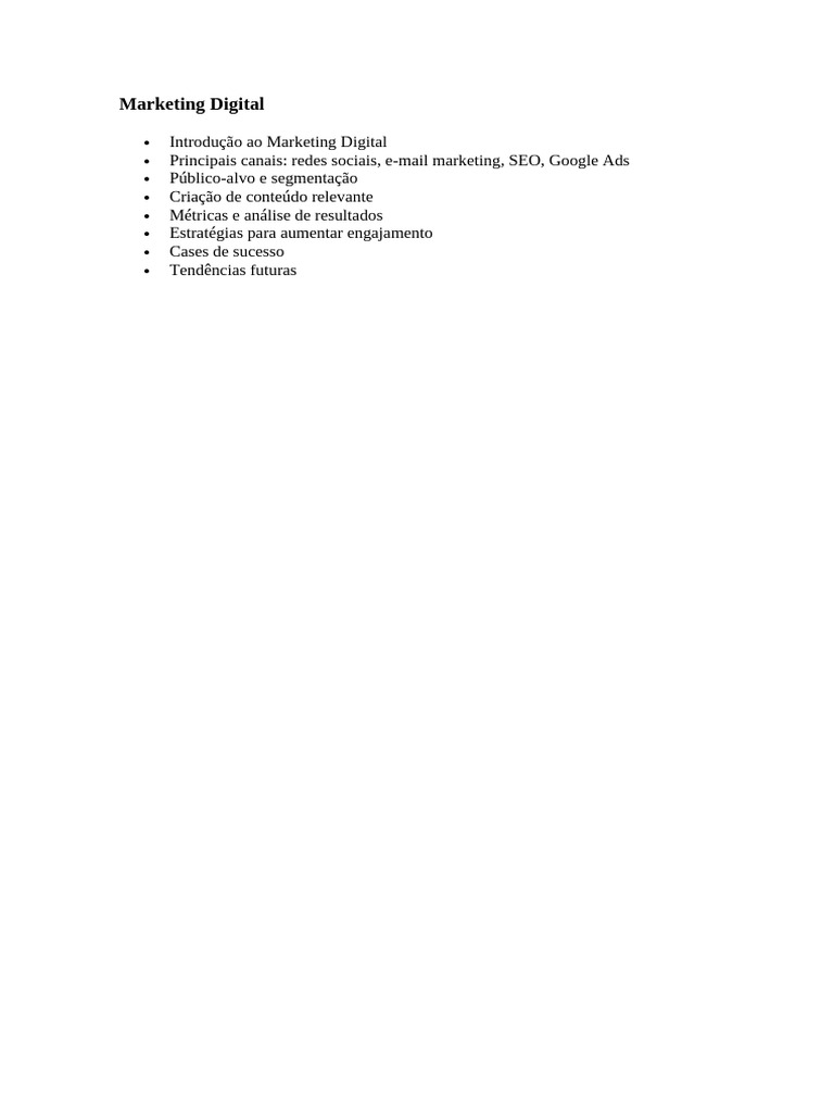 Guia Completo de Marketing Digital | PDF