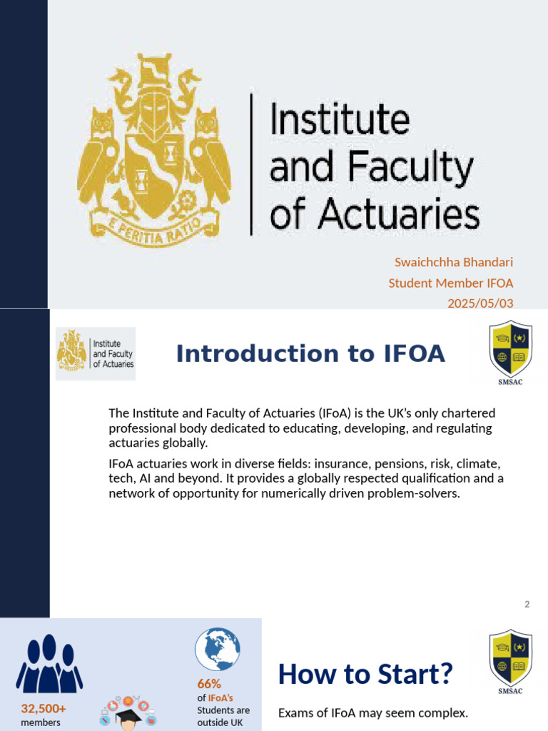 IFOA Exam Registration and Fees Guide | PDF