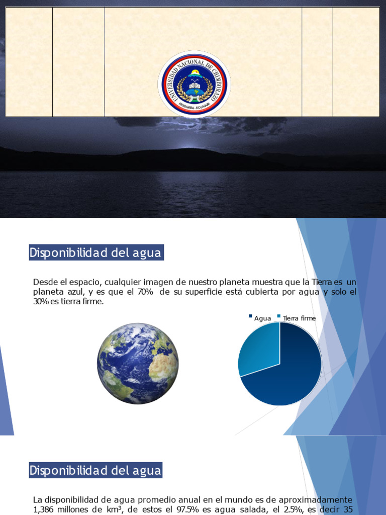 El Agua en La Tierra 2025 1S | PDF | Agua | Agua dulce