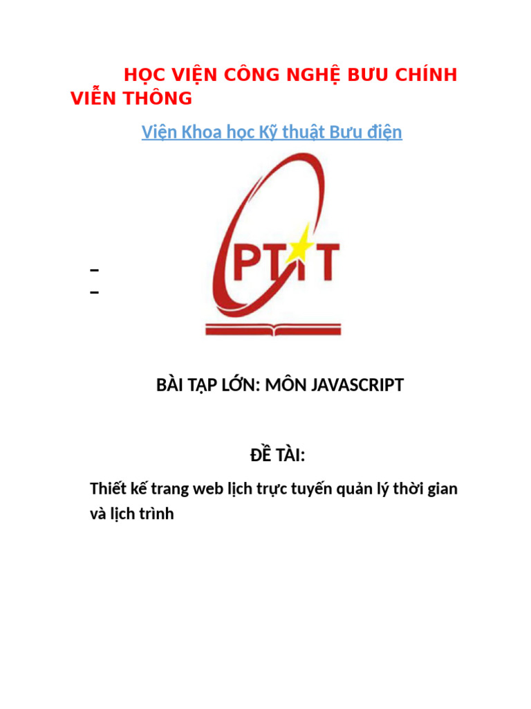 Báo Cáo JavaScript | PDF