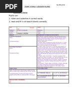 Year 4 English Lesson Plans by Miss Ash | PDF | Teachers | Learning