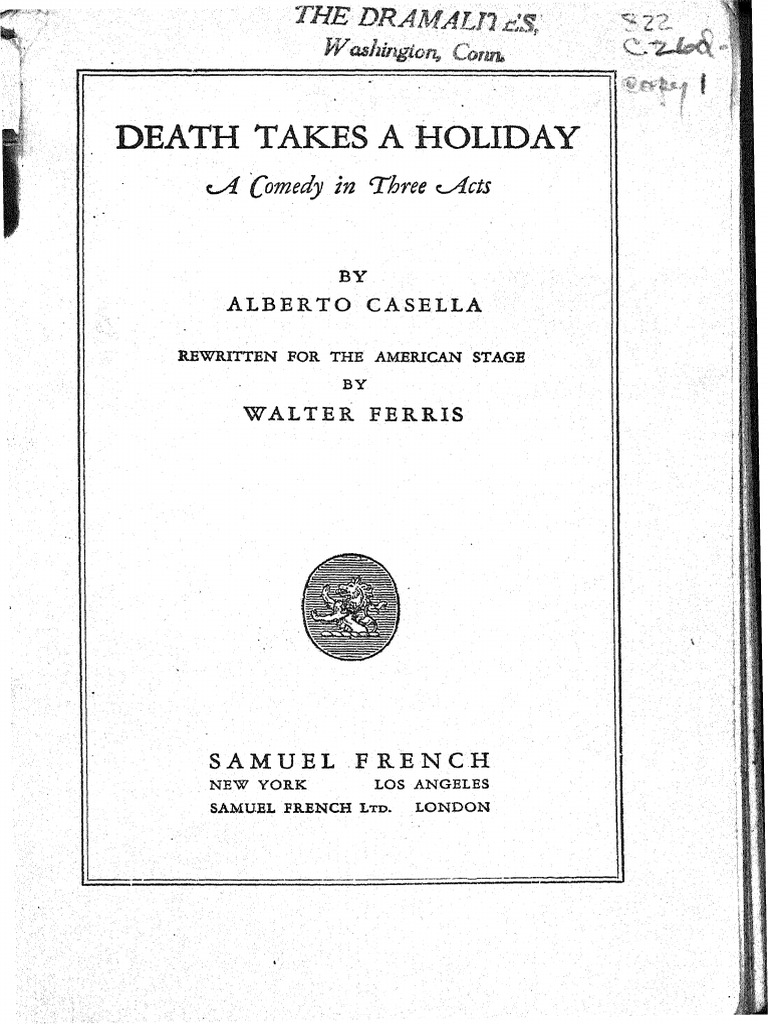2015.350532.Death-Takes A Hollyday Script | PDF