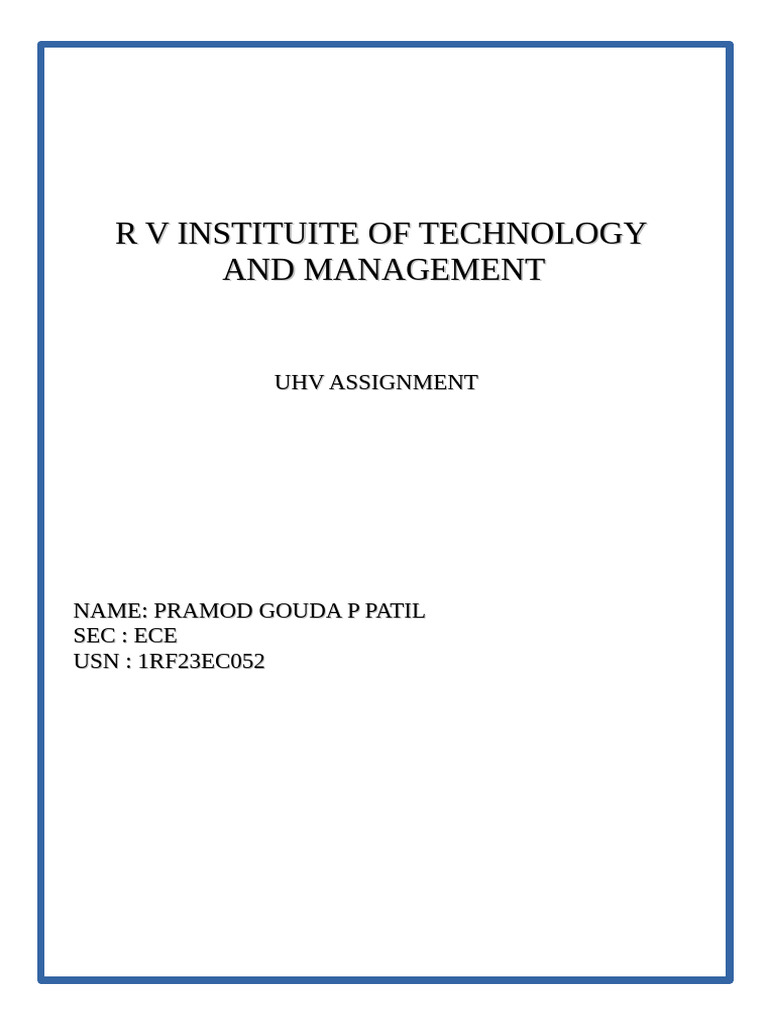 Uhv FRNT | PDF