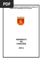 MEMENTOS HINOS E CANÇÕES 2011