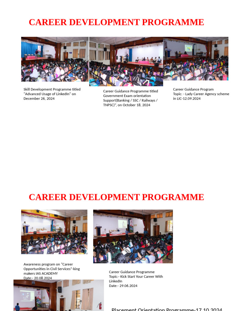 Career Development Programs Overview | PDF