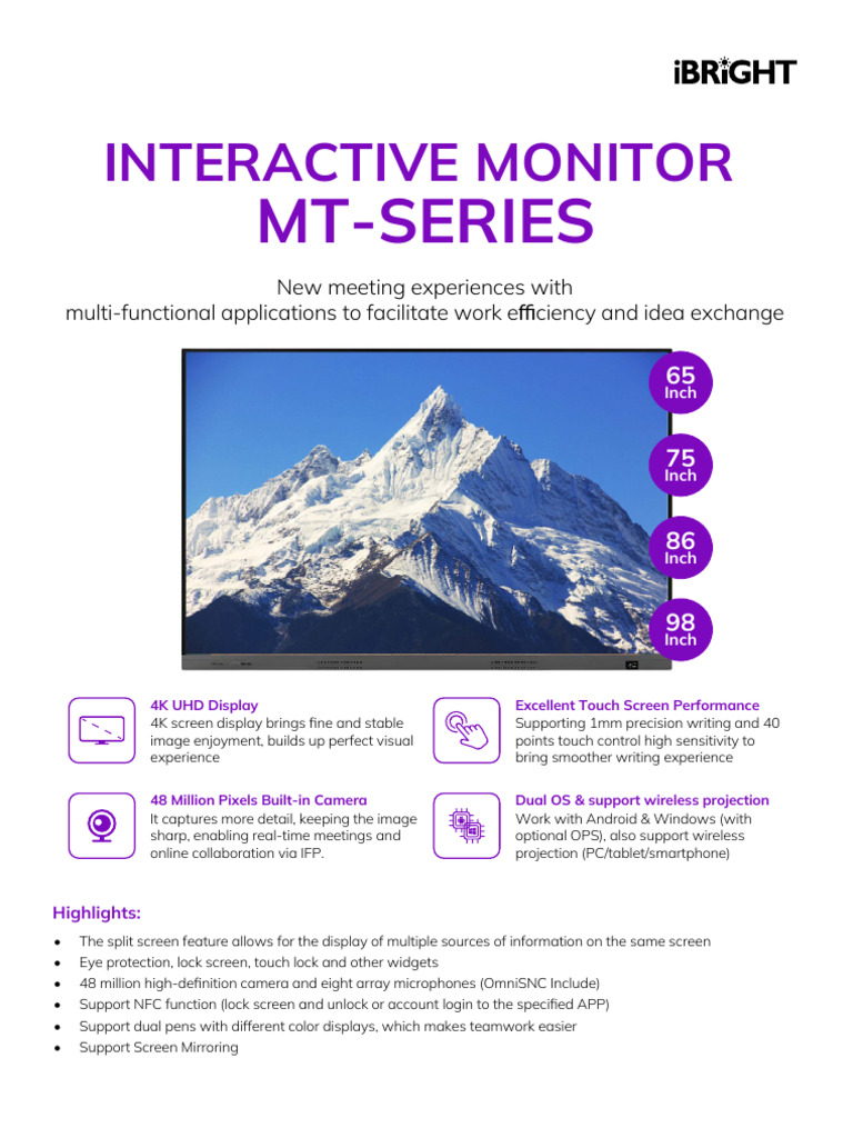 48MP IFP Camera for Enhanced Collaboration | PDF | Android (Operating ...