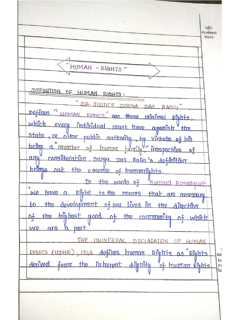 Fundamental Rights Assignment | PDF