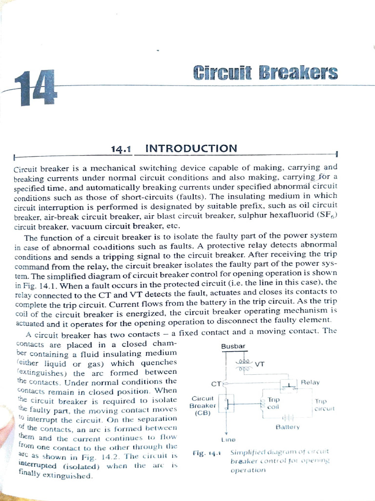 Understanding Circuit Breakers and Fault Clearing | PDF | Electric Arc ...