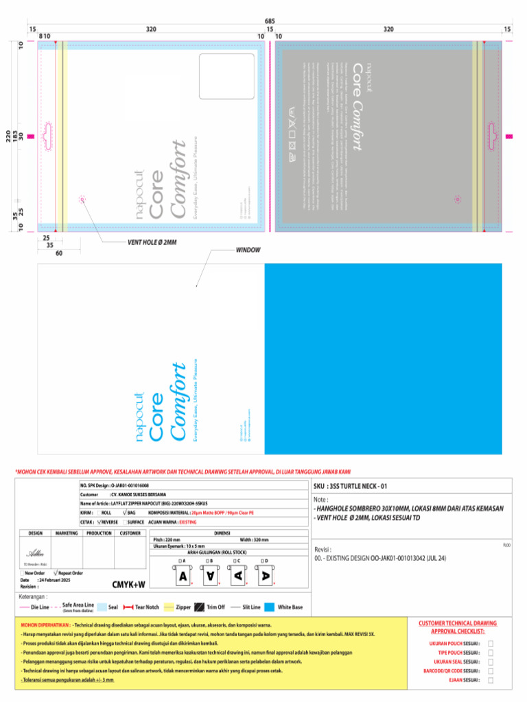 Packaging Besar Core Comfort | PDF