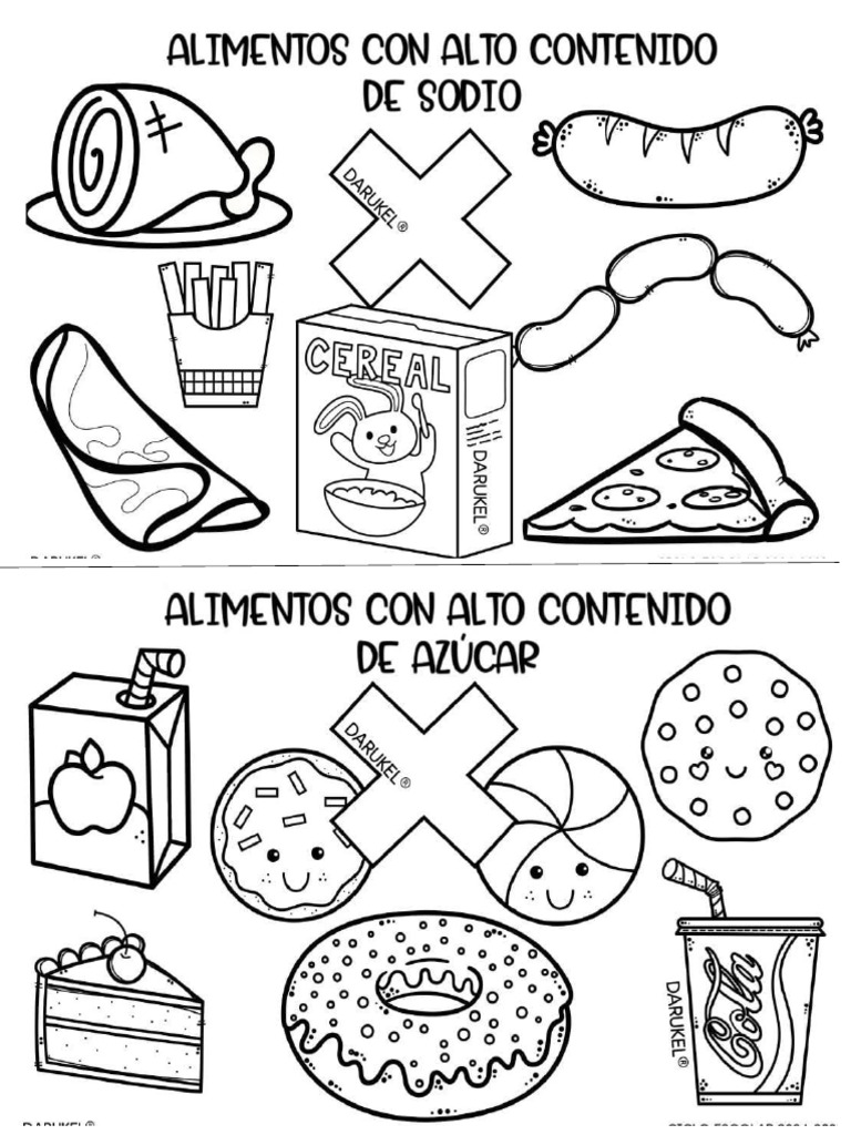 Alimentos Altos en Sodio y Azucar | PDF