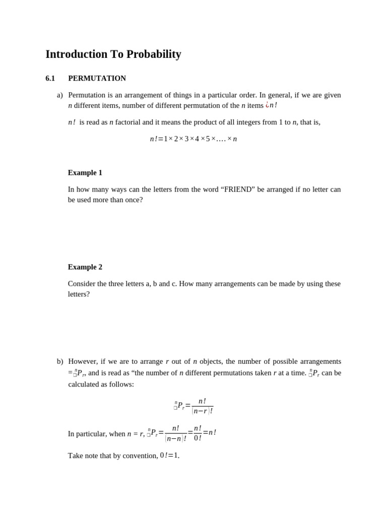 Understanding Permutations and Arrangements | PDF | Permutation | Numbers