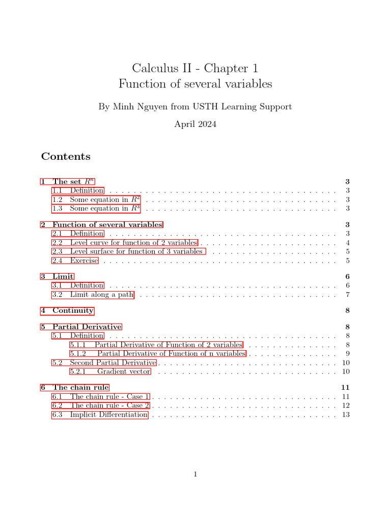 Document Calculus Ii Chapter 1 Pdf Derivative Mathematics