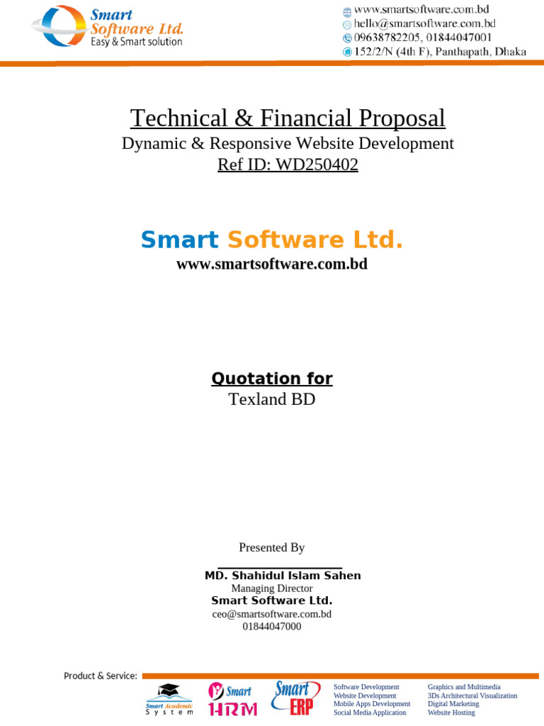Comprehensive Software & Web Solutions | PDF | Websites | Web Development