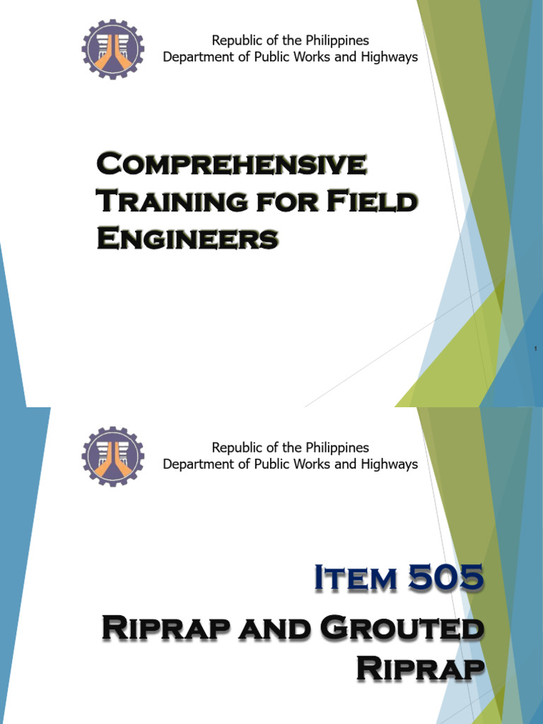 Riprap and Grouted Riprap Guidelines | PDF | Concrete | Mortar (Masonry)