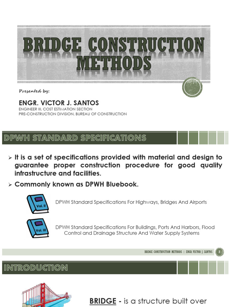 Bridge Construction Methods Overview | PDF | Deep Foundation | Concrete
