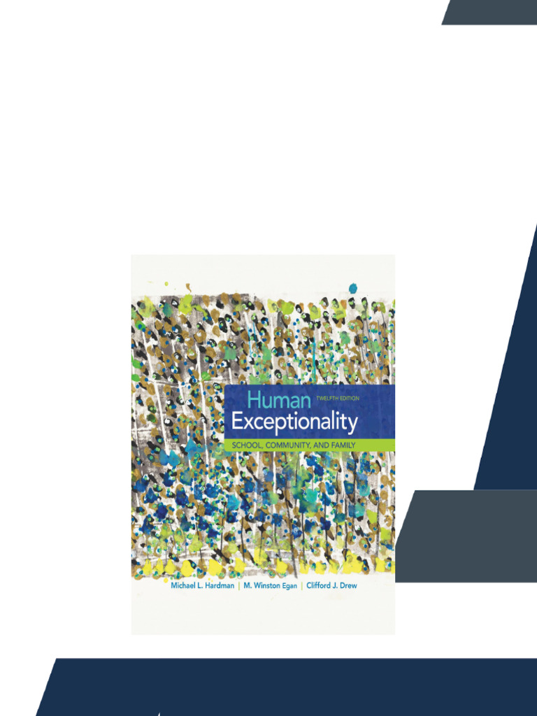 Human Exceptionality School Community and Family 12th Edition download PDF