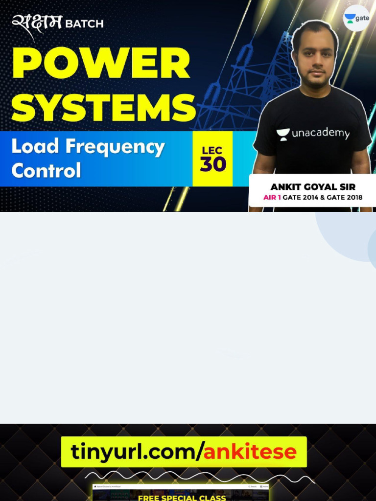 Load Frequency Control Techniques | PDF