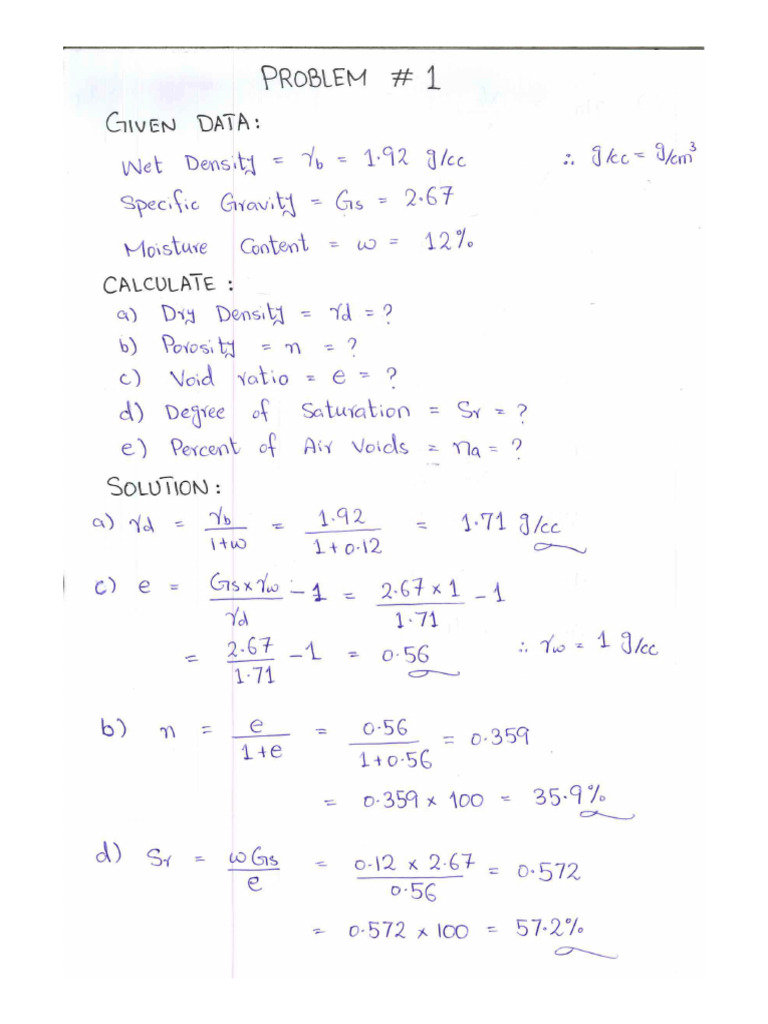 Soutions of Numericals (Lec # 3) | PDF