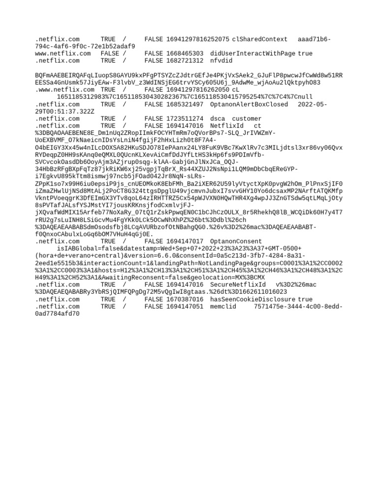 Netflix User Interaction Data Logs | PDF