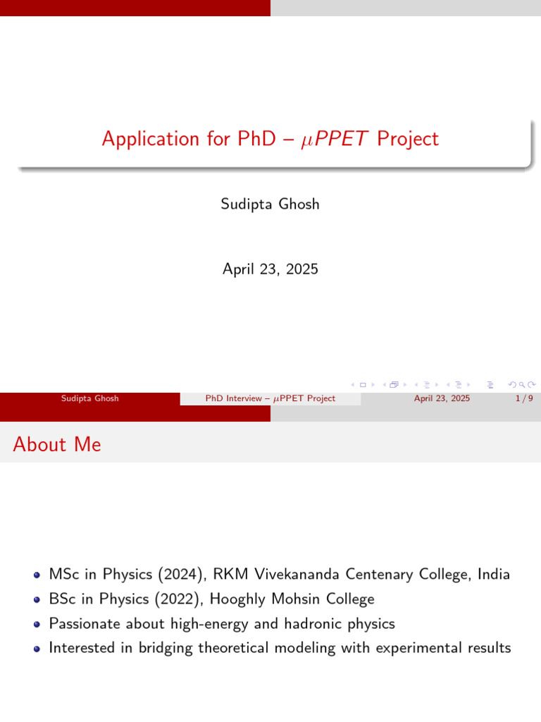 Presentation Mu PPET | PDF | Physical Chemistry | Applied And ...