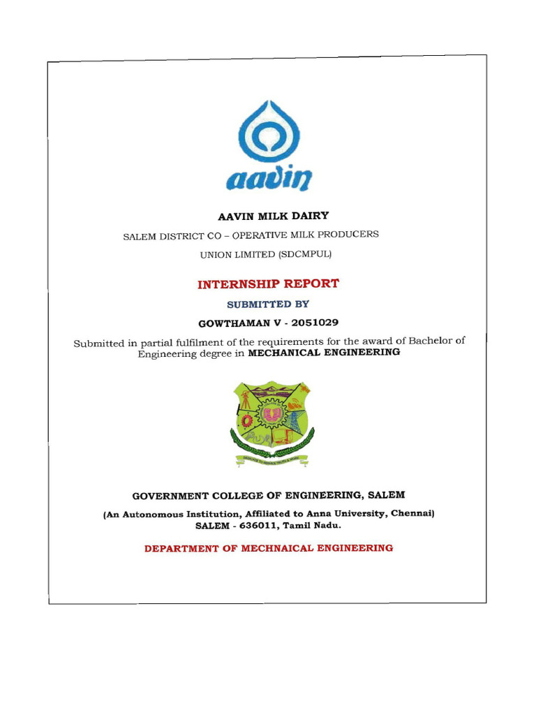 Aavin | PDF