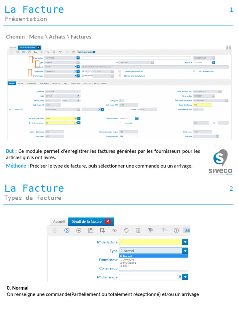 Gestion des Factures Fournisseurs | PDF