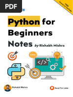 Full Python Notes for Beginners | PDF | Parameter (Computer Programming ...